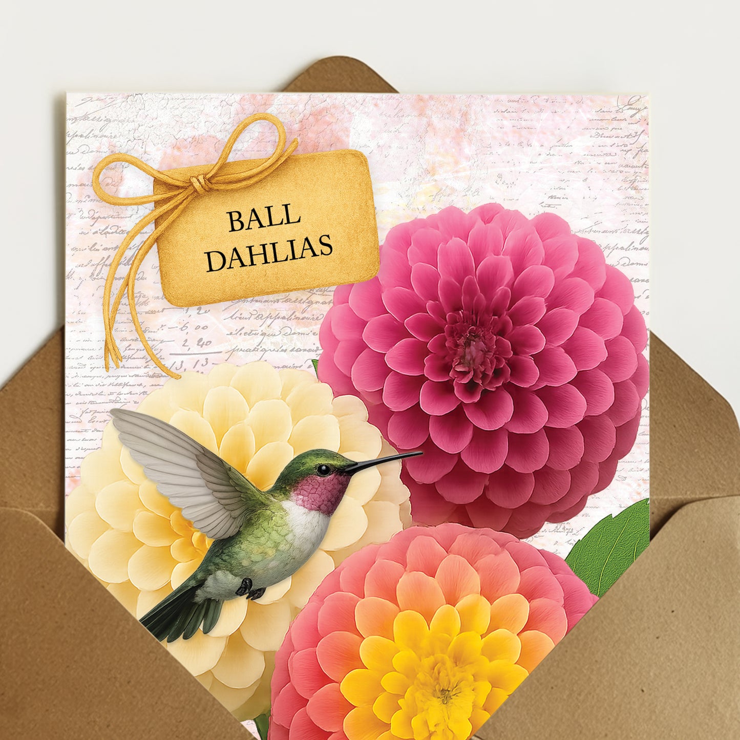 Ball Dahlias