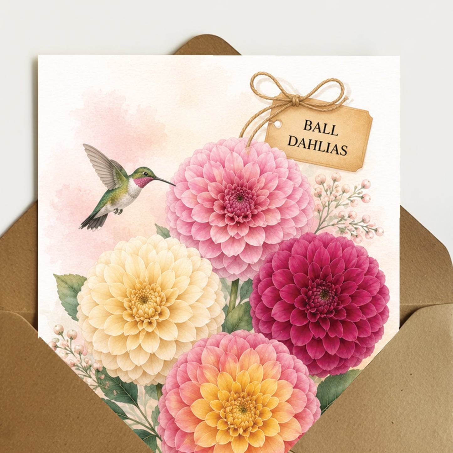 Ball Dahlias