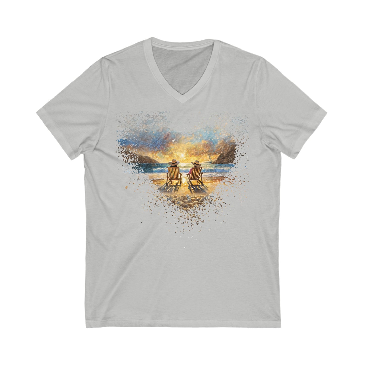 Kindred Spirits Unisex Jersey Short Sleeve V-Neck Tee