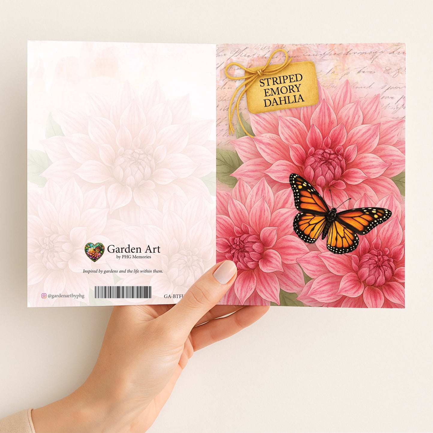 Striped Emory Dahlia