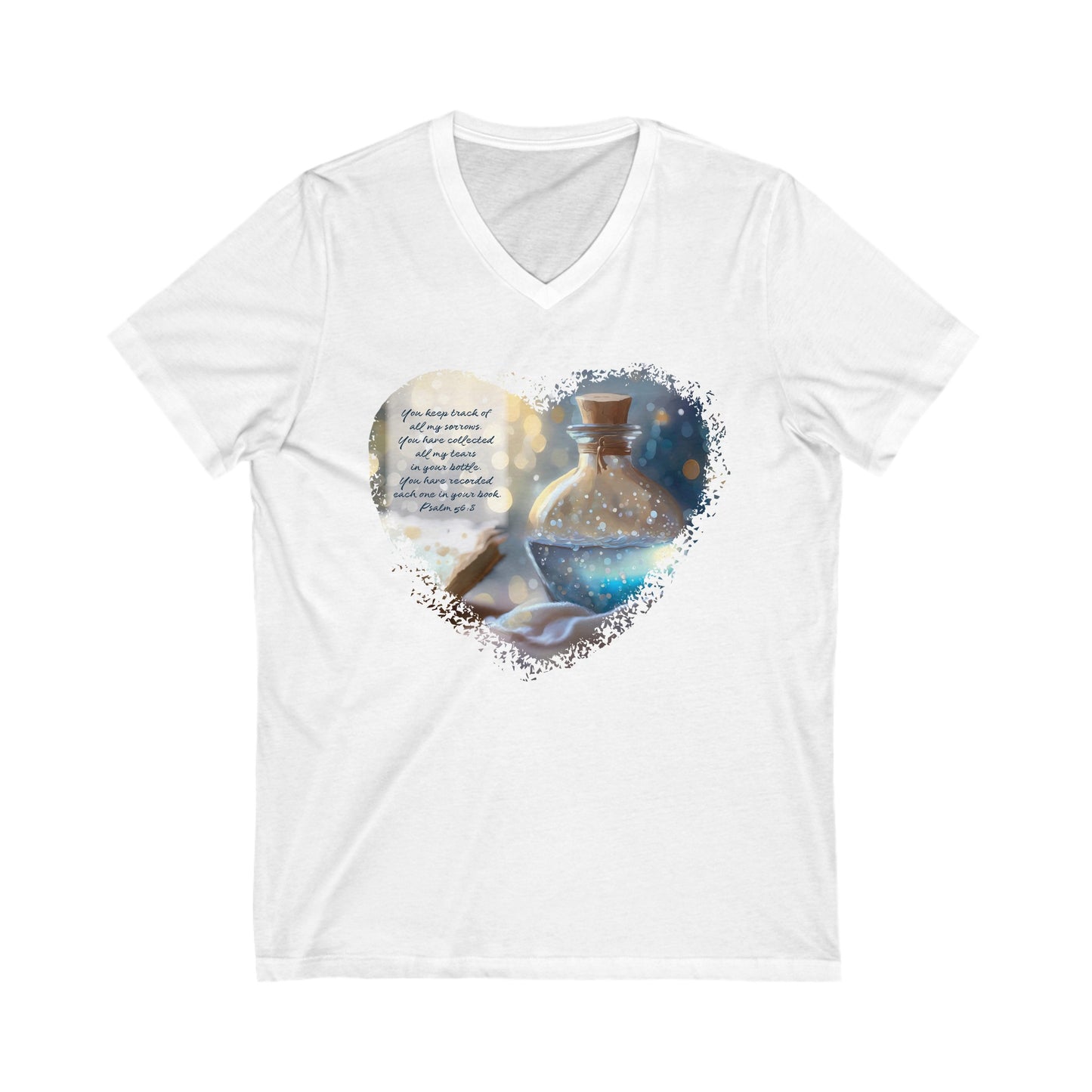 Tears in a Bottle, Jersey Short Sleeve V-Neck Tee