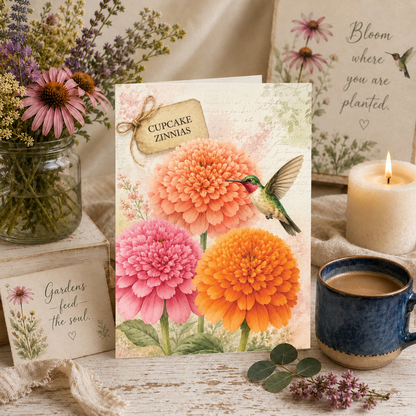 Cupcake Zinnias