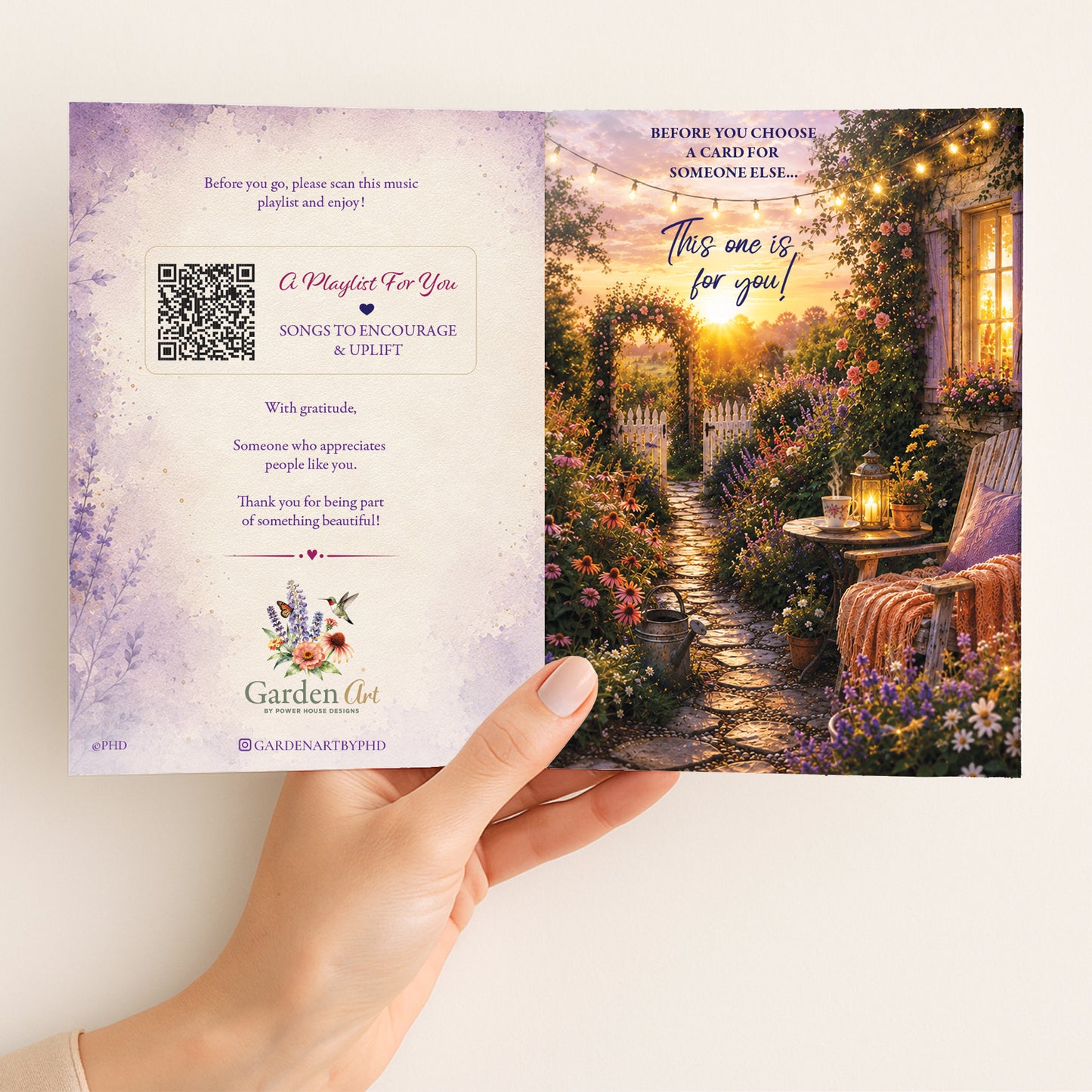 For the Encouragers™ A complimentary gift from Garden Art