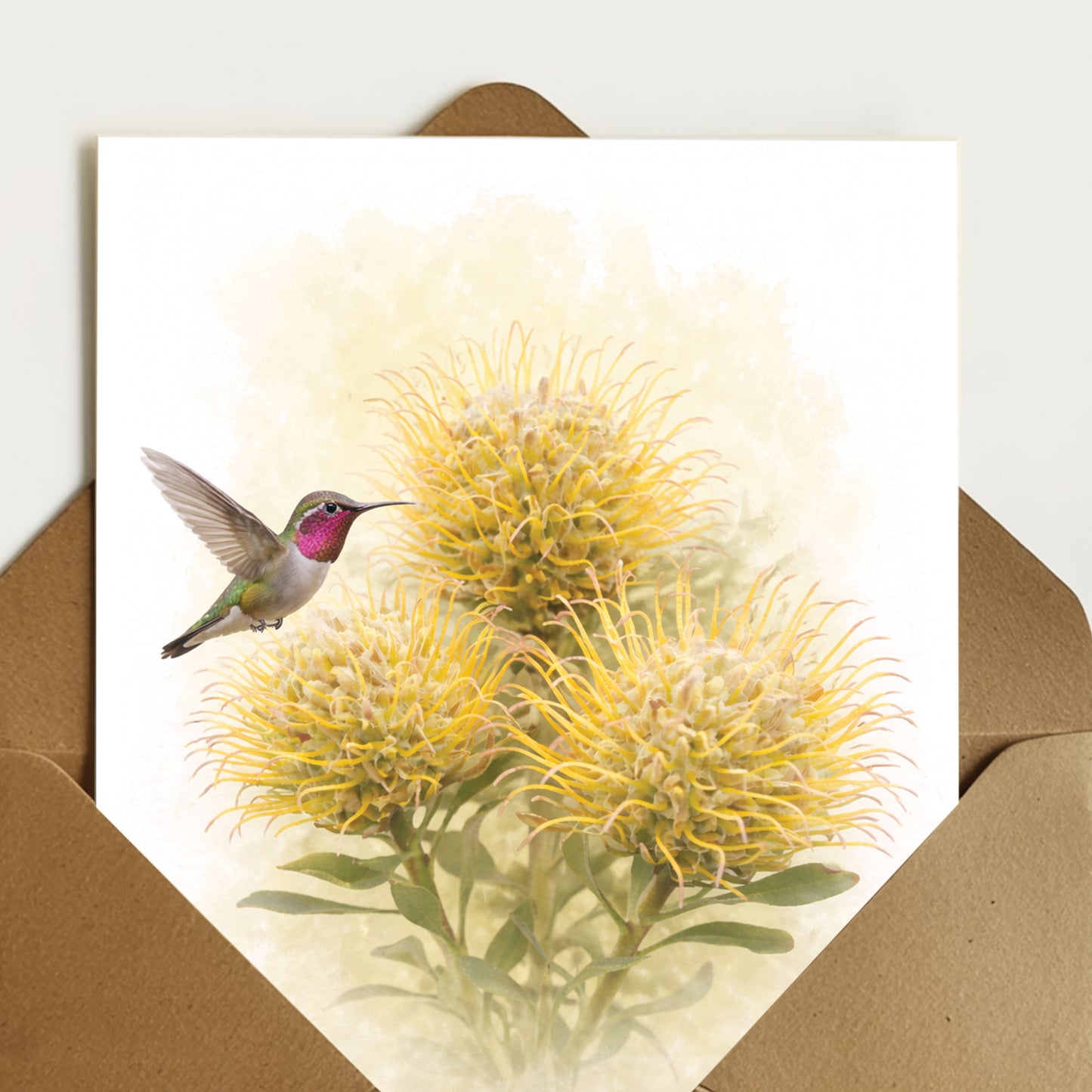 Gueinzii  Protea Greeting Card