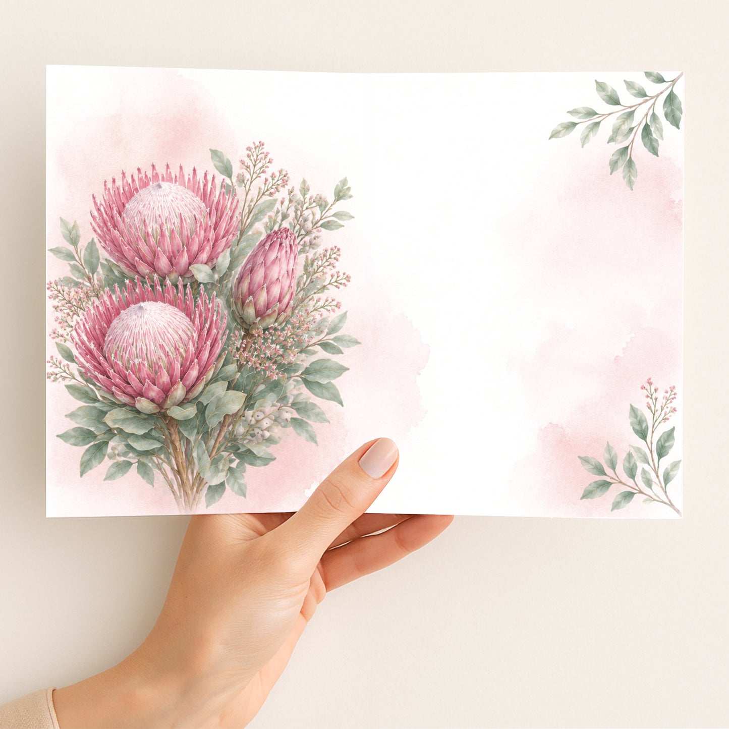 Pink Ivy Protea
