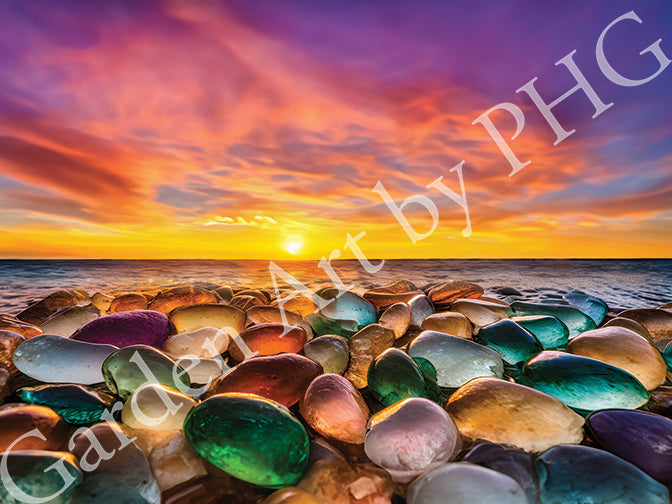 Sunset Seaglass