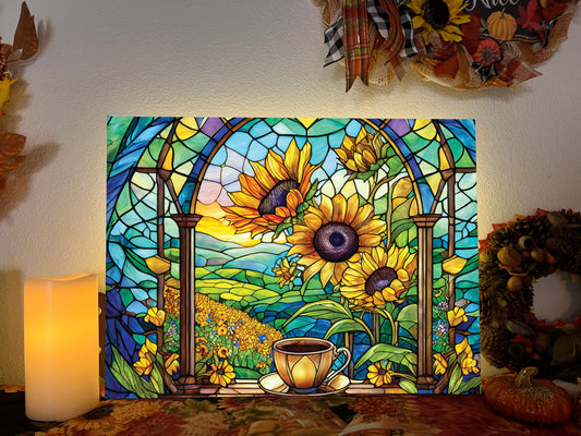 Canvas - Serene Sunflower