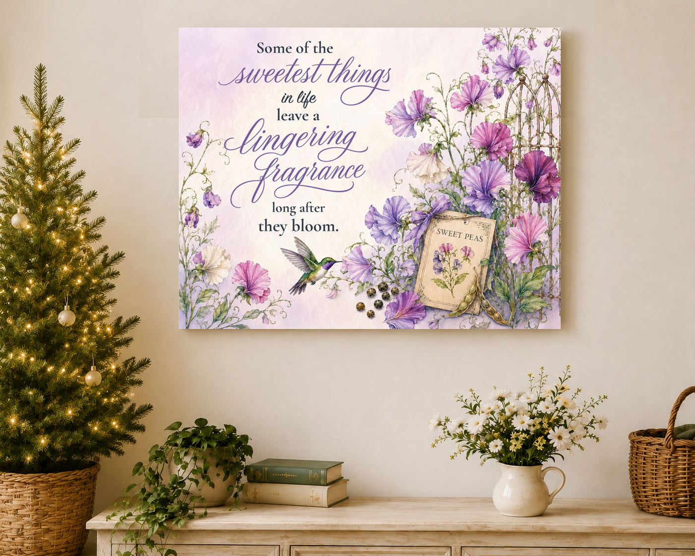 Canvas - Sweetest Things Hummingbird